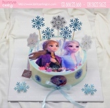 Bánh sinh nhật Elsa ấn tượng đặc biệt khiến bé ngây ngất