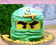Hướng dẫn làm bánh siêu anh hùng lego NinjaGo Lloyd - How to Make a Lego NinjaGo Birthday Cake