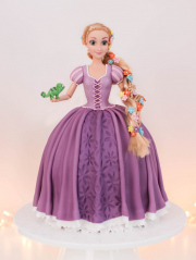 Tuyển tập mẫu bánh sinh nhật công chúa tóc mây Rapunzel  đẹp ấn tượng