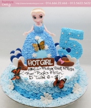 Bánh sinh nhật tạo hình 3D búp bê công chúa lộng lẫy các bé gái mê tít