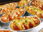 Hướng dẫn công thức cách làm bánh Brioche hoa cúc men tự nhiên dùng men tự nhiên sourdough