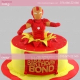 Bánh sinh nhật Iron Man - Siêu Nhân Đẹp Số 1 tặng sinh nhật bé trai
