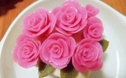 Hoa hồng Jellycream trang trí bánh gato