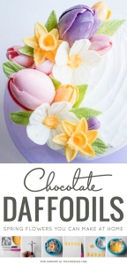 Tạo hình hoa sô cô la đẹp - DIY CHOCOLATE DAFFODILS