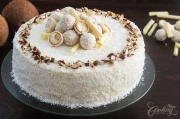 RAFFAELLO CAKE - Bánh sô cô la hạnh nhân dừa  theo chị Dương hoàng kim Ngân