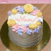 Hướng dẫn làm bánh hoa sinh nhật mẹ đẹp lung linh - How to make a Mother's Day Cake