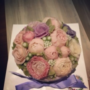 Bánh hoa xôi đậu -  Bean flower rice cake