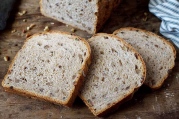 Công thức và cách làm bánh gối nguyên cám men tự nhiên sourdough, WHOLE WHEAT SOURDOUGH SANDWICH