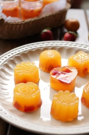 Cách làm thạch rau câu  trái cây cam vừa đẹp vừa ngon