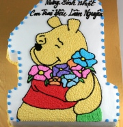 Bánh sinh nhật chú gấu Pooh siêu đáng yêu