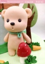 Bánh sinh nhật con gấu 3d
