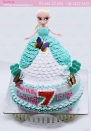 Bánh gato sinh nhật búp bê công chúa Elsa